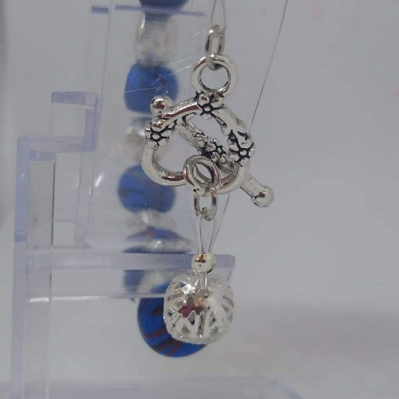 Unique Handmade Polymer Clay Beaded Bracelet - Picture 4 of 4